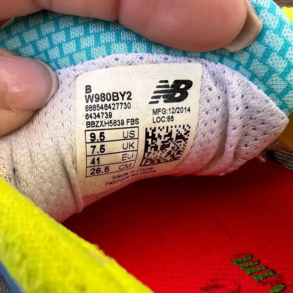 New Balance W980V2 Fresh-Foam Boracay Running Shoes 9.5B